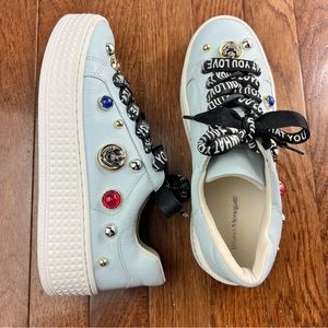 Bruno Menegatti Fashion Sneakers What You Love laces Size 6